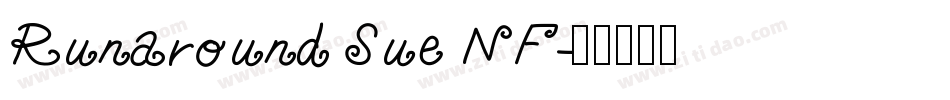 Runaround Sue NF字体转换